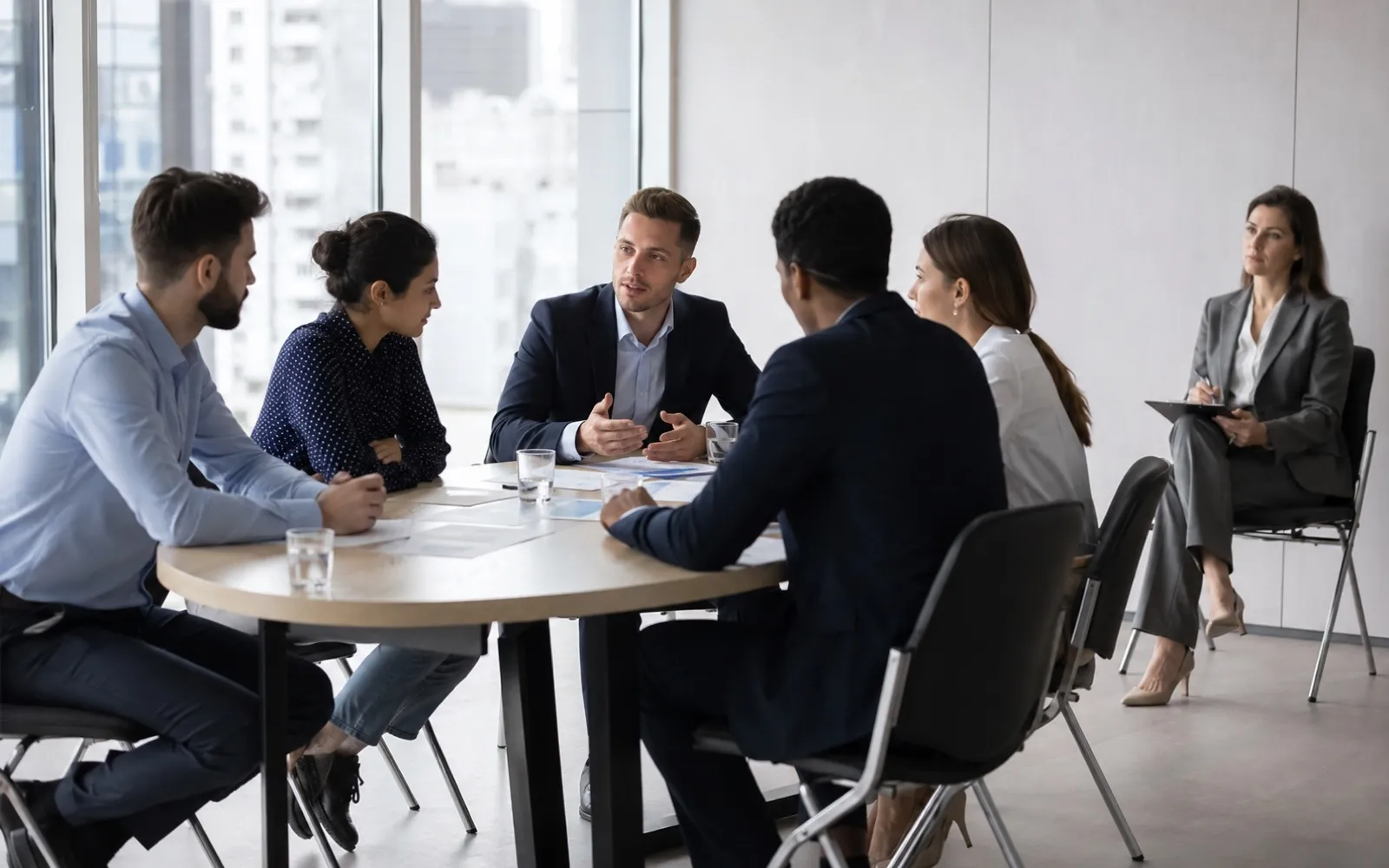 Sesión de assessment center: evaluación de competencias con ejercicios situacionales en México