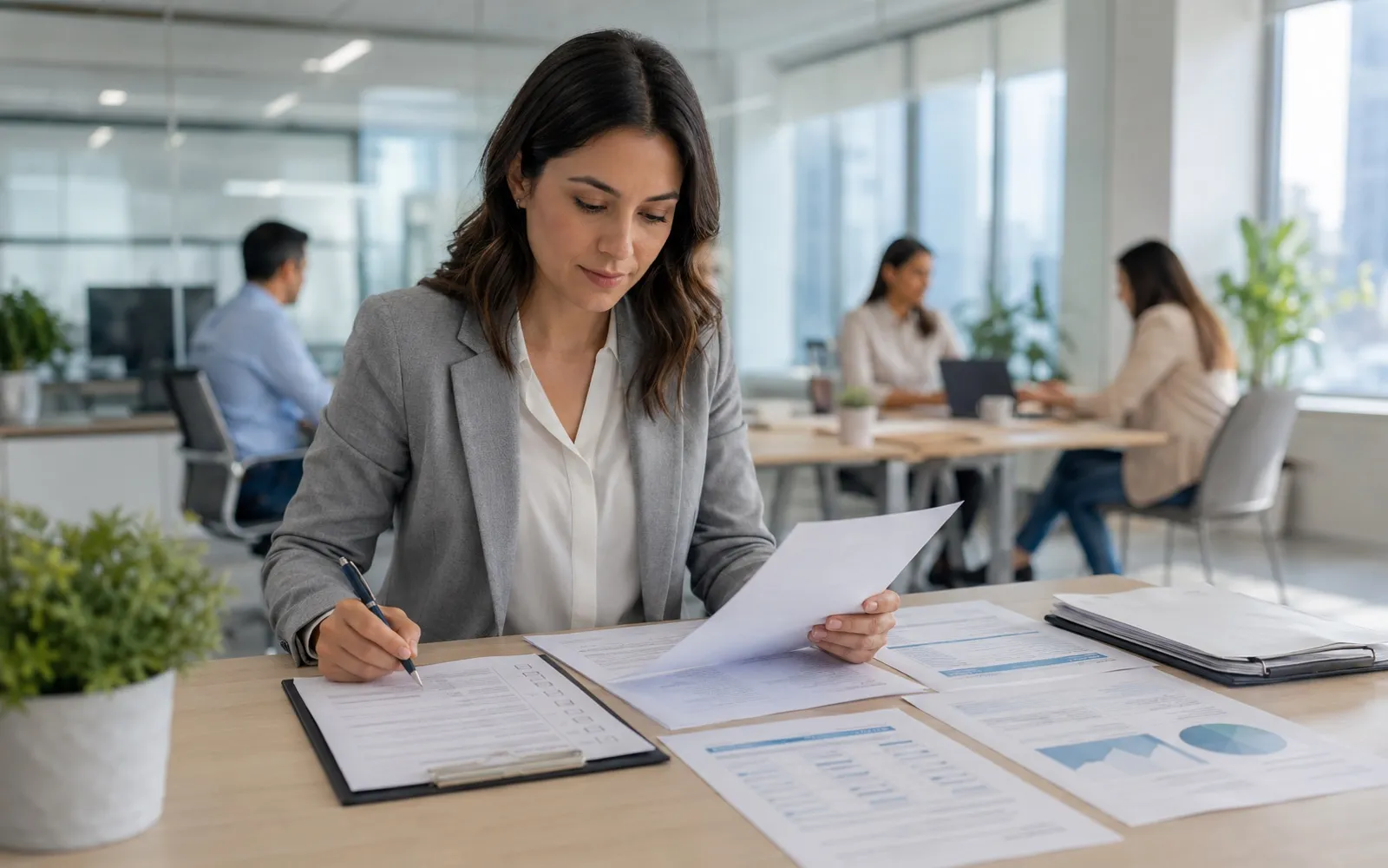Visual editorial de checklist NOM-035 para empresas